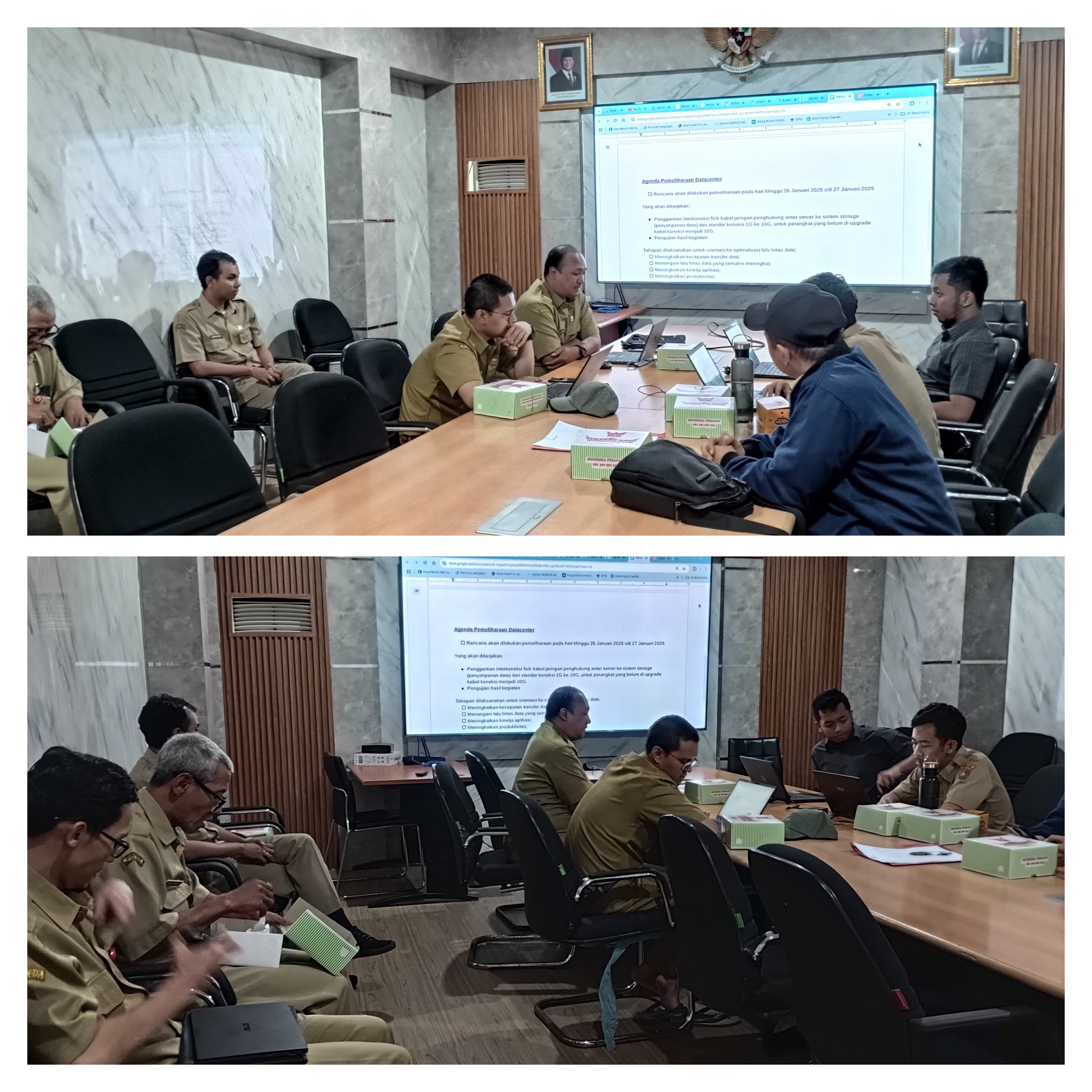 Rapat Pemeliharaan Sistem Pusat Data Kota Semarang